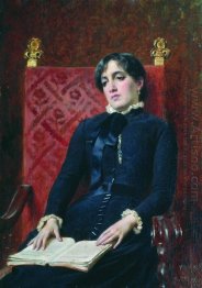 Portrait Of A Lady Dengan Buku