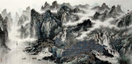 Gunung, Sungai - Lukisan Cina Gunung, Sungai - Lukisan Cina