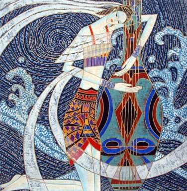 Belle Dame - Peinture chinoise