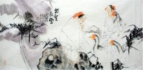Mandarin-Ente-chinesische Malerei