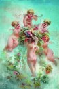 Cupids With Flowers