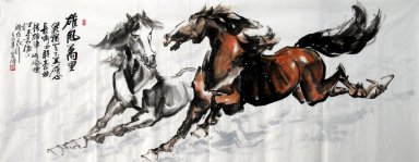 Horse - Pittura cinese