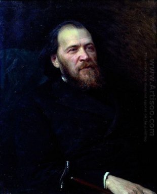 Portrait Of The Poet Yakov Polonsky 1875