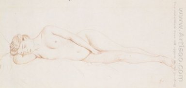 Oil Reclining Female Nude