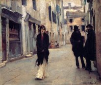 Straße In Venedig 1882