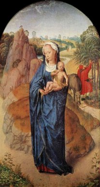 Virgin Dan Anak Dalam Landscape