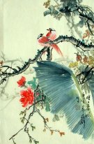 Pássaros & flores - pintura chinesa