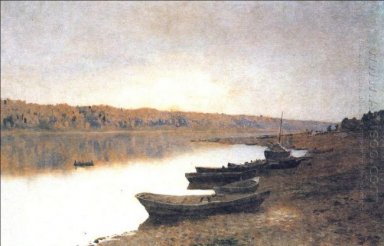 Op de rivier Volga 1888