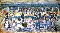 Marea baja Revere Beach