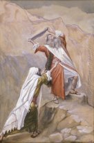 Moisés destruye las tablas de los Diez Mandamientos