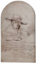 Saskia em um chapéu de palha 1633