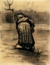 Femme rurale levage pommes de terre 3 1885