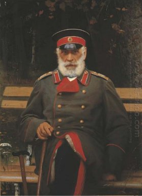 Portrait Of Admiral Login Loginovich Heyden 1882