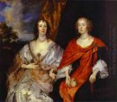 Portrait d'Anna dalkeith comtesse de Morton et Lady Anna kirk