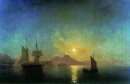 The Bay Of Naples Oleh Moonlight 1842