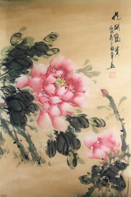 Peony - Pintura Chinesa