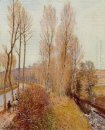 Fietspad langs de loing canal 1891