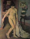 Nackt vor dem Spiegel 1909