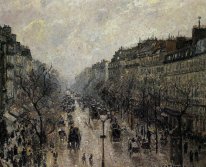 Boulevard Montmartre Berkabut Pagi 1897