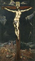 Cristo em agonia na cruz
