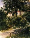 Een hoek van de tuin in rueil 1882