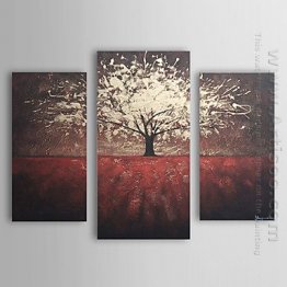 Tangan-Dicat Landscape Oil Painting - Set 3
