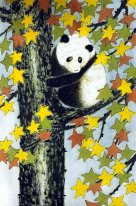 Панда - китайской живописи