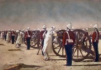 Blowing From Guns In British India 1884