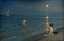 Boys Bathing at Skagen, Summer Evening