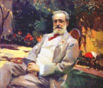 Raimundo De Madrazo In His Paris Garden 1906