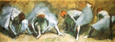 dancers tying shoes 1883