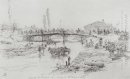 Puente en el río Cuprija En Paracin 1876 1