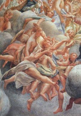 La Asunción de detalle de la Virgen 1530