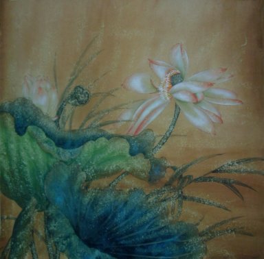 Lotus Chinees schilderij