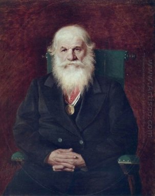 Portret van De Historicus Mikhail Pogodin 1872