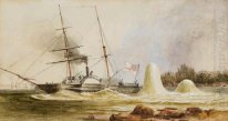 Undersökningen kärl H.M.S. Merlin snävt flyr förstörelse av