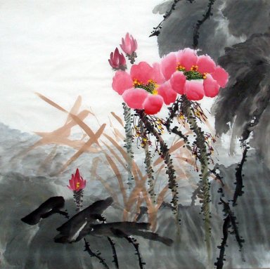 Birds & Flowers - Pittura cinese