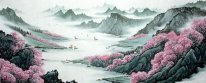 Berge und Wasser - Chinesische Malerei
