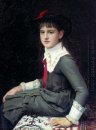 Porträt von Barbara Kirillowna Lemokh In Kindheit 1882