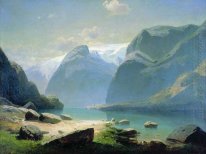Danau Di Pegunungan Swiss 1866