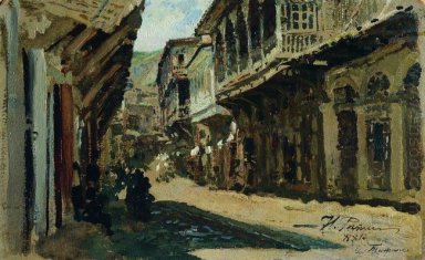 Dans la rue Tiflis 1881