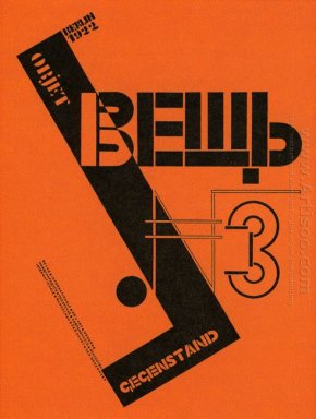 Couverture de l\'Avant Garde périodique Vyeshch 1922 1