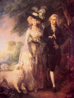 Sr. y señora Guillermo Hallett El paseo de la mañana 1785