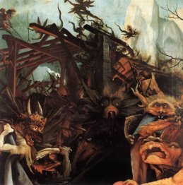 Frestelsen av St Anthony specificerar 1515 1