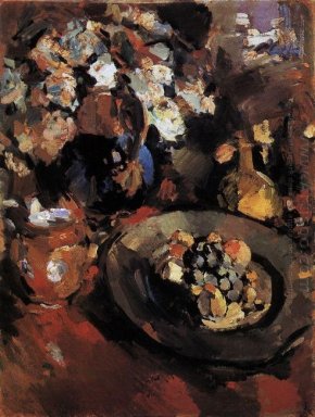 Still Life With fruits et une bouteille