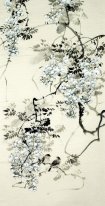 Vogels&Bloemen - Chinees schilderij