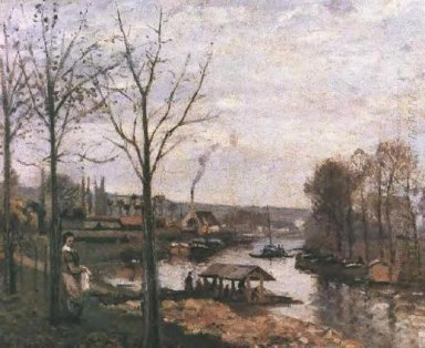 Wasplaats in bougival 1872