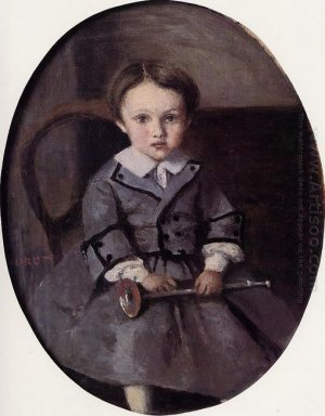 Maurice Robert como uma criança 1857