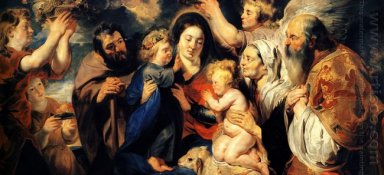 La Sacra Famiglia e Bambino San Giovanni Battista