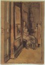 Studie für `The Kleiderschrank''